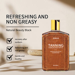 Tono de piel resistente al sudor resistente al agua personalizado, piel bronceada uniformemente, <span class=keywords><strong>gotas</strong></span> <span class=keywords><strong>autobronceadoras</strong></span> negras brillantes, aceite bronceador corporal nutritivo para la <span class=keywords><strong>cara</strong></span> - Product Image 2