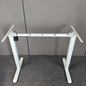 Động cơ duy nhất khung bàn vuông cột <span class=keywords><strong>Ergonomic</strong></span> ngồi đứng bảng cơ sở với điều chỉnh chiều cao - Product Image 5