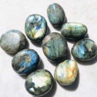 Atacado de alta qualidade lanterna natural quartzo cristal labradorite palmeira pedra