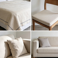 Tissu d'ameublement en velours fer à cheval de haute qualité en polyester texturé, tissu tissé doux en polyester pour canapé