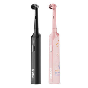 Sikat gigi listrik yang dapat disesuaikan untuk anak-anak petunjuk dwibahasa 3 mode pengisian daya Tipe C sikat gigi sonik anak-anak - Product Image 1