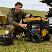 Générateur à essence 11kw 12kw 18kw 20kw, puissance équivalente, châssis ouvert, générateur électrique silencieux 230V 400V