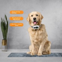 Collier Électronique Intelligent Étanche pour Chiens Petits/Moyens/Grands – Collier Anti-Aboiement d'Entraînement pour Animaux avec Fonctions Bip, Vibration et Choc – Personnalisable