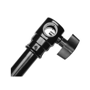 사진 스튜디오 비디오 배경 화면 프레임 스탠드 알루미늄 텔레스코픽 크로스바 3 섹션 트위스트 잠금 배경 지원 크로스 암 - Product Image 4