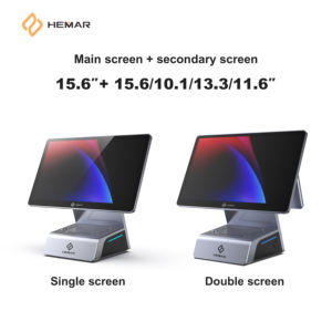 金属製 オールインワン<span class=keywords><strong>POS</strong></span> レジシステム キャッシャーカウンター タッチスクリーン Windows/Android キャッシュレジスター タブレット<span class=keywords><strong>POS</strong></span> 8GB RAM - Product Image 2