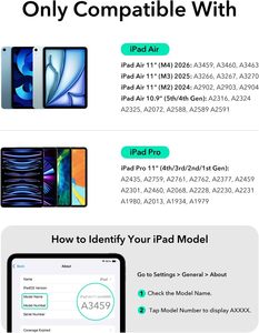เคสคีย์บอร์ดแบบลอยได้ 7 สี พร้อมไฟแบ็คไลท์ สำหรับ <span class=keywords><strong>iPad</strong></span> <span class=keywords><strong>Pro</strong></span> <span class=keywords><strong>11</strong></span> นิ้ว รุ่น <span class=keywords><strong>M1</strong></span> M2 M4 M5 รองรับการเชื่อมต่อแบบ Pogo Pin ใช้งานได้ทั้งแนวตั้ง/แนวนอน - Product Image 6