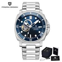 Montres mécaniques automatiques pour hommes PAGANI DESIGN PD1736, mouvement TMI NH39, bracelet saphir, montre de plongée, Reloj Hombre