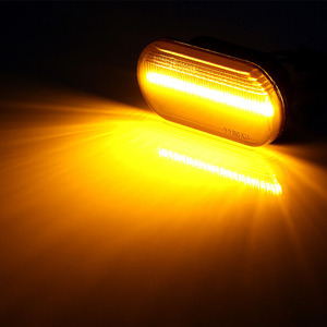 Clignotants latéraux dynamiques à LED KEMAUTO avec effet de fumée 12V 5W pour VW <span class=keywords><strong>Golf</strong></span> 3/<span class=keywords><strong>4</strong></span> T5 Polo 6N Sharan - Rétrofit/Amélioration Nouveau - Product Image 6