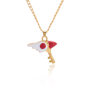 Collier de dessin animé Cardcaptor Sakura, accessoires féminins, personnages de dessins animés, en forme de cœur, <span class=keywords><strong>baguette</strong></span>, chat, lapin et oiseau, - Product Image 3