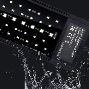 45cm 24W LED Aquarium Lights Timing Setting Plants Lights Smart 18-24 zoll Fish Tank Light