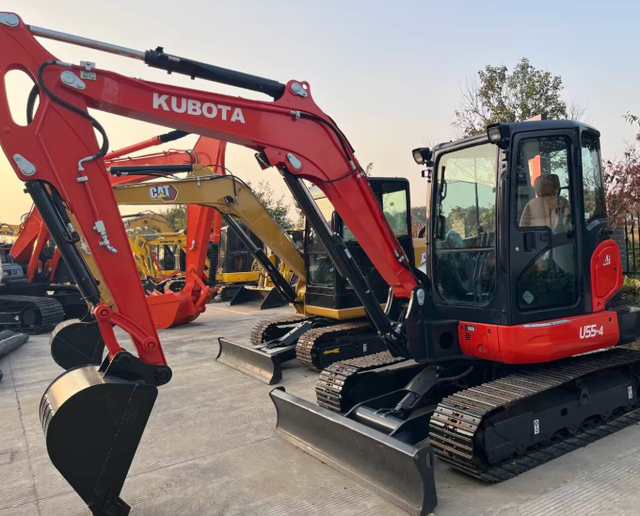 Kubota U55 U50 U40 U35 KX057 Mini Excavator 5 Ton Compact Hydraulic Crawler Excavator Construction Equipment for Sale
