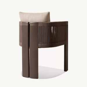 Conjunto de Comedor de Aluminio para Jardín, Muebles de Exterior, Juego de Mesa y Sillas de Aluminio para Patio y Hotel - Product Image 4