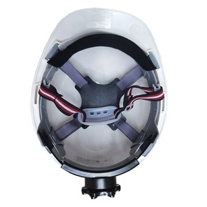 <span class=keywords><strong>Casco</strong></span> <span class=keywords><strong>DE</strong></span> SEGURIDAD <span class=keywords><strong>DE</strong></span> HDPE con tapa <span class=keywords><strong>V</strong></span>-<span class=keywords><strong>Gard</strong></span> blanca para construcción, protección superior contra impactos, correas <span class=keywords><strong>de</strong></span> corona autoajustables - Product Image 5