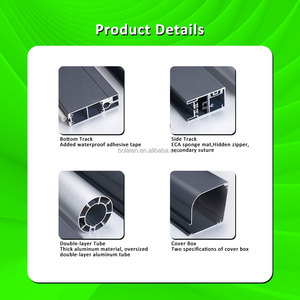 Tende Elettriche Antivento con Zip Rail per Esterni, Automatiche, Compatibili con Tuya, Alexa, Google Home, Personalizzabili e Motorizzate per Patio - Product Image 6