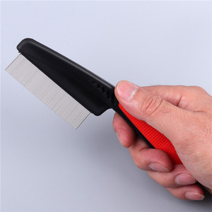 Herramienta de acero inoxidable para quitar pelo de perros y gatos, peine limpiador de piojos y pulgas - Product Image 5