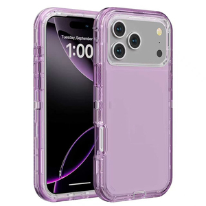 Funda Protectora Híbrida 3 en 1 Transparente, Resistente a Impactos, para <span class=keywords><strong>iPhone</strong></span> 17, 17 <span class=keywords><strong>Pro</strong></span> Max, 17 Air, MOQ500 - Product Image 4