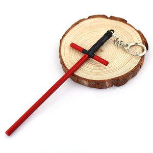 Porte-clés en métal cool, porte-clés de voiture, cosplay, sabre laser en acrylique LED, porte-clés pour femmes et hommes, cadeau promotionnel - Product Image 5