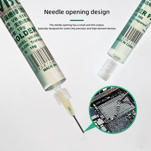 BST-558 Solder fluks tanpa bersih 10cc besi Solder las fluks pasta Solder perbaikan elektronik konsumen untuk ponsel LED BGA SMD <span class=keywords><strong>PGA</strong></span> - Product Image 3
