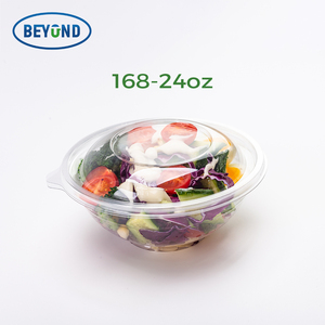 Bán buôn biểu tượng tùy chỉnh dùng một lần rõ ràng Pet nhựa Acai bát tráng miệng ly bánh salad thực phẩm lưu trữ cho đường và sữa - Product Image 5