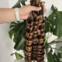 Cheveux Remy Vietnamiens Vierge Non Traités Grade 12A 100g Loose Deep Wave DD Cuticle 2/27 en Gros 100% Humains Prêts à la Permanente