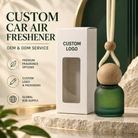 Diffuseur de parfum rechargeable pour voiture, flacon diffuseur suspendu, recharge personnalisable avec logo, liquide d'huile parfumée pour voiture