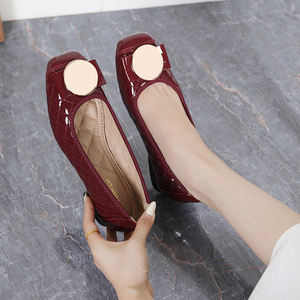 <span class=keywords><strong>Scarpe</strong></span> a <span class=keywords><strong>tacco</strong></span> basso più vendute di Design alla moda <span class=keywords><strong>scarpe</strong></span> comode da Ballerina ogni giorno per ragazze donne - Product Image 4