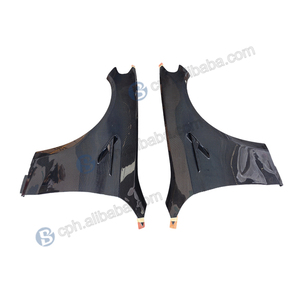 Accessoires personnalisés, ailes avant en carbone véritable noires pour BMW Série 5 G30 540i 2018, kit carrosserie en carbone, amélioration - Product Image 2