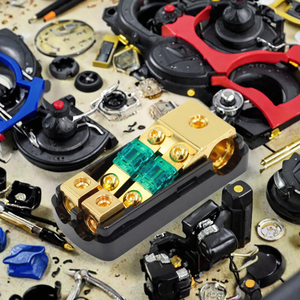 บล็อกฟิวส์ 2AFS10 แบบ 2 ทาง 12V 60A ANL 1-4 ทาง สำหรับเครื่องเสียงรถยนต์และระบบเบาะนิรภัย ซับวูฟเฟอร์ แอมพลิฟายเออร์  ตัวถือฟิวส์ขนาดเล็กทำจากทองเหลือง - Product Image 3