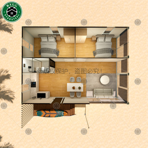 Casa Contenedor Expandible de Acero Resistente de 20 pies/40 pies, Estructura Modular de Alta Calidad, Impermeable y de Montaje Rápido - Product Image 6