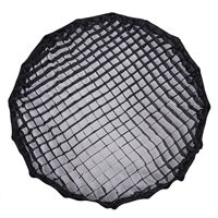 Boîte à lumière parabolique profonde de 90 cm, monture Bowens, parapluie octogonal portable pour extérieur, avec sac de transport pour boîte à lumière, pour flash.
