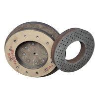 Harsgebonden geslepen wiel met bouten 16 # -180 #   Grit 63 mm dikte diameter 500 mm voor het slijpen van mobiele telefoonhoesjes met dubbele schijfslijpmachine