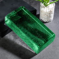 Brique de verre couleur unie 200x100x50mm pour cloison de couloir, service de conception en gros