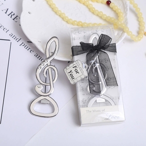 Elegante abridor de botellas de cerveza con diseño de notas musicales, recuerdos de boda <span class=keywords><strong>para</strong></span> invitados, decoraciones <span class=keywords><strong>para</strong></span> fiestas, regalo de aniversario <span class=keywords><strong>para</strong></span> parejas - Product Image 1