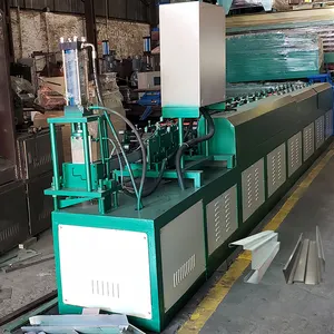 Steel automatic hinges punching cutting door frame roll forming making machine