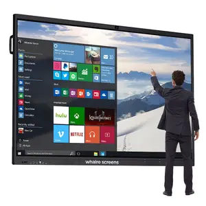 4K Display 65 75 86 Inch Smart Interactive Flat Panel 65 Inch Interactive Meeting Board Projector