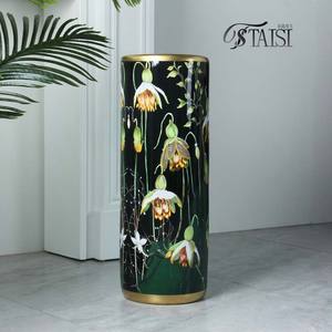 S084 vasi da soggiorno in ceramica alta porta fiori porta grande <span class=keywords><strong>portaombrelli</strong></span> decorativi per ingresso - Product Image 4