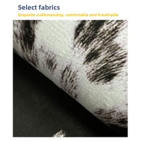 Lieferung für AliExpress Cross-Border: Moderne, minimalistische, schmutzabweisende Teppiche mit bedrucktem Kuhfellmuster für das Wohnzimmer