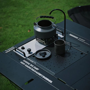 SOLOMAN SMT-IGT-A6 2025 nuovo Design a doppio uso in alluminio vassoio da tè USB pompa dell'acqua per campeggio all'aperto picnic cucina da campeggio - Product Image 1