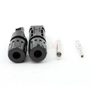 <b>Solar</b> <b>Panel</b> <b>Connector</b> Plug Male Female 600V Cable End Matte Finish For Photovoltaic System - Product Image 3