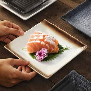 Home Tableware Kitchen Accessories <b>Ceramic</b> Dinner <b>Plates</b> Porcelain Barbecue Steak Dessert Snack <b>Plate</b> Stoneware Sushi <b>Plate</b> - Product Image 4