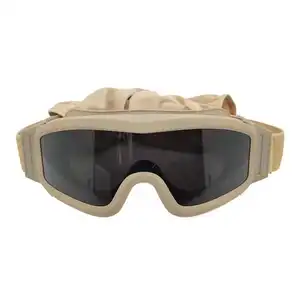 Tactical fan glasses set Sand-proof glasses Tactical glasses CS outdoor equipment shooting