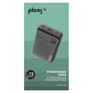 Banco de energía PLOOS Negro (Batería 10000mAh) PLPB10000K - Product Image 3