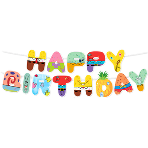 Kit de ballons de fête d'anniversaire pour enfants, ballons de dessin animé jaunes Sp0n_ge Bobs, ballons de fête pour bébé fille et garçon, ballons de fête de naissance, jouets en forme de ballons - Product Image 5