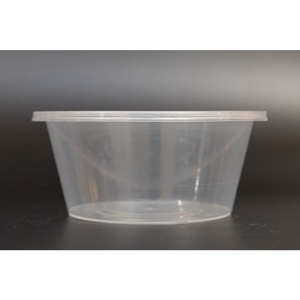 Vaso Redondo Desechable de Pared Simple para Frutas, con Logotipo Personalizado, de Plástico PP, para Bebidas Frías, para Llevar, para Té y Jugos - Product Image 3