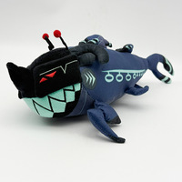 Peluche Alastor Hazbin Hotel, jouet en peluche doux avec doublure en maille, anti-stress, 100% polyester, poupée cosplay anime personnalisée