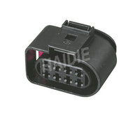 Adaptateur de prise de feu arrière automobile HAIDIE 8 broches, prise de clignotant arrière, boîtier de prise 12V 2A PC pour AUDI VW 8D0 973 734
