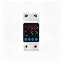 Dispositif de protection contre les surtensions et les sous-tensions réglable NIN DIN Rail 230V, relais de protection, moniteur de courant, limite de courant 63A