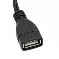 Câble adaptateur audio-vidéo USB 2.0 femelle vers 2 RCA mâle, répartiteur en Y, coaxial, paire torsadée, gaine PVC, 4K/1080P, haute qualité