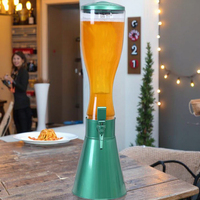 Distributeur de boissons alcoolisées de 3l, forme irrégulière et capacité normale, refroidisseur avec Tube à glace et distributeur de boissons
