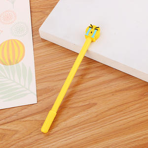 D-08038 niedlichen Silikon Smiley Ausdruck Gel Pen Kreative Cartoon Lernen Briefpapier Wasser Pen Hochwertige Büro Zeichen Stift - Product Image 3